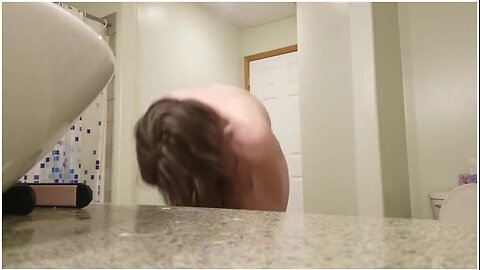 Hidden Shower Encounter Caught on Camera