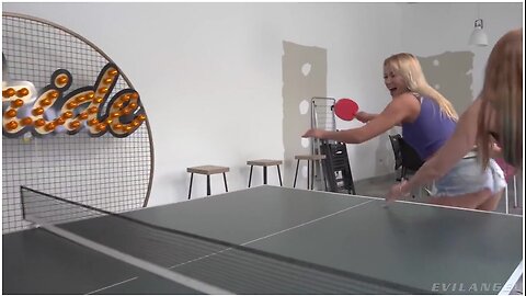 Lesbian seduction between two stunning women