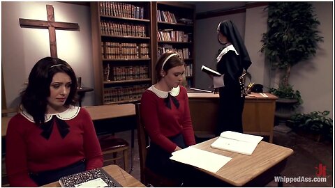 Sarah Shevon And Jodie Taylor - Strict Nun Punishes 2 Girls